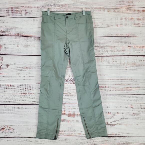 ATM Anthony Thomas Melillo Gray Moto Utility Pants Gorpcore Cargo Stretch Size 4 - Picture 1 of 10